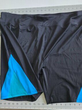 SWIM BIKE SHORTS BLACK PLUS SIZE SWIM365